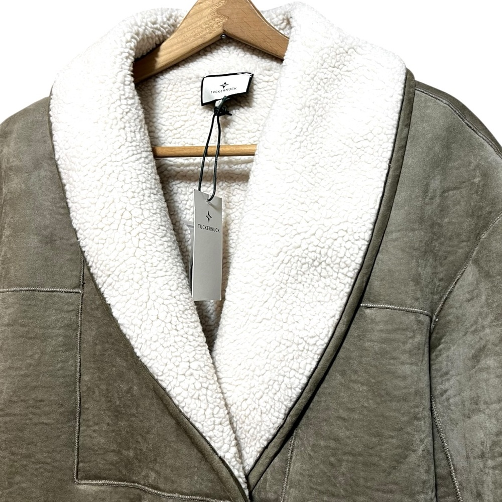NWT Tuckernuck French Grey Suede Thayer Coat - Picture 10 of 15